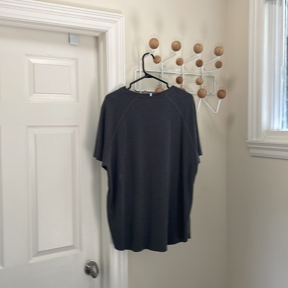 Kit and Ace - Loose Baggy Zip Pocket Oversized Shirt - Grey - Large - Picture 9 of 15